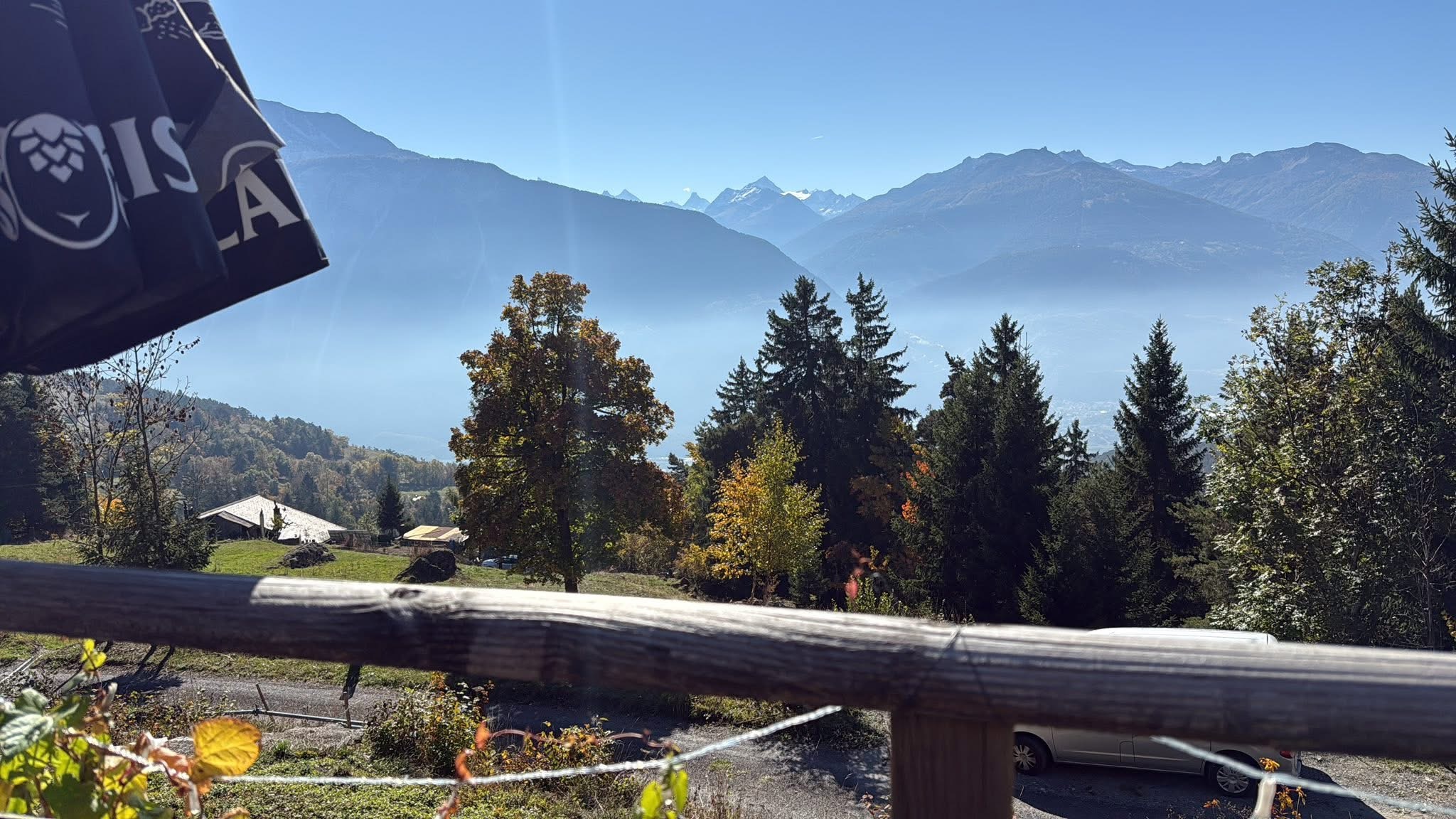 Alpine Landschaft Wallis